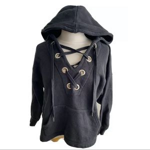 Good American Womens Oversized Hoodie